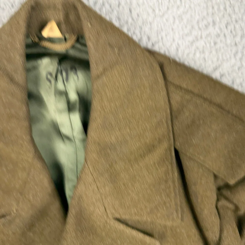 VTG Army Jacket Mens 36R Wool Military IKE Field Coat 50s Armored Patch